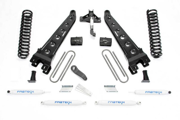 Fabtech fits  17-21 Ford F250/F350 4WD Gas 6in Rad Arm Sys w/Coils & Perf Shks - K2256
