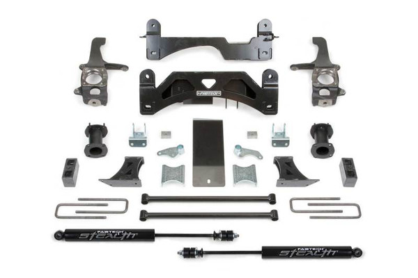 Fabtech K7009M 6" Basic System w/ Coilover Spacers & Rear Stealth Shocks NEW