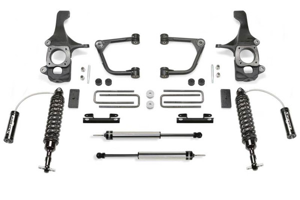 Fabtech K7053DL 4in Uniball UCA System Rear DL Shocks For Tundra 2WD/4WD 2016-21