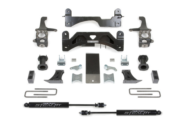 Fabtech K7054M 6" Basic System w/ Coilover Spacers & Rear Stealth Shocks NEW
