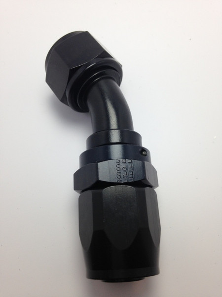FRAGOLA 223012-BL -12 AN 30 Degree Hose End Fitting Aluminum Black