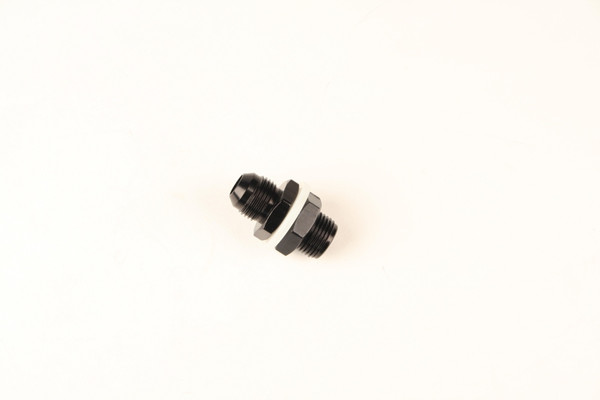 FRAGOLA 483108-BL Fuel Cell Bulkhead Fitting Adapter -8 AN Aluminum Black
