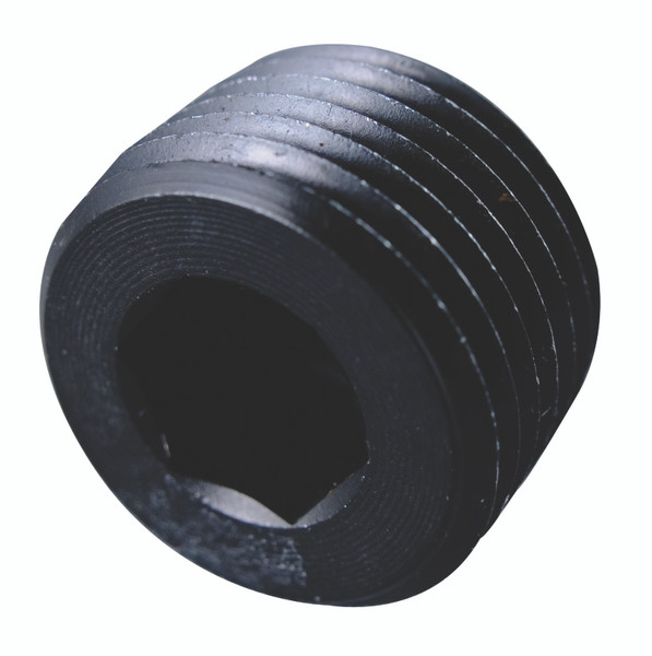 Fragola 1in NPT Pipe Plug Internal Black - 493207-BL