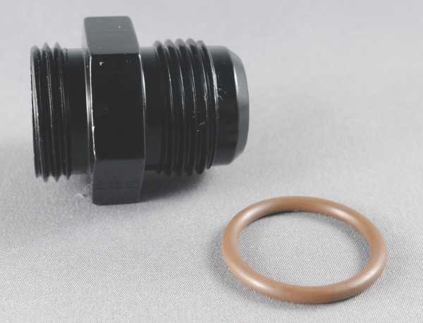 FRAGOLA 495961-BL Filter Fitting Adapter -12AN x 1 1/16 - 12 (12) Aluminum Black