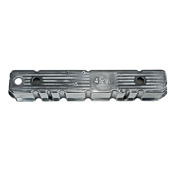 Omix 17401.09 Valve Cover Aluminum w/Gasket 4.2L Logo Polished NEW