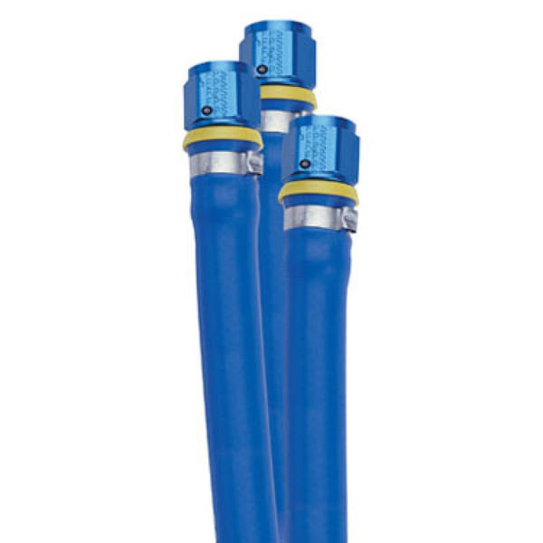 FRAGOLA 861006 -6 AN Parker Push-Lok Hose 10 Foot; Nom I.D.: 3/8" Blue