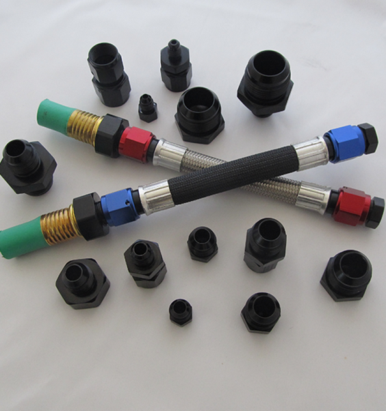 FRAGOLA 900556-BL Garden Hose Flush & Sportsmen Test Kits -6AN to -10AN Black