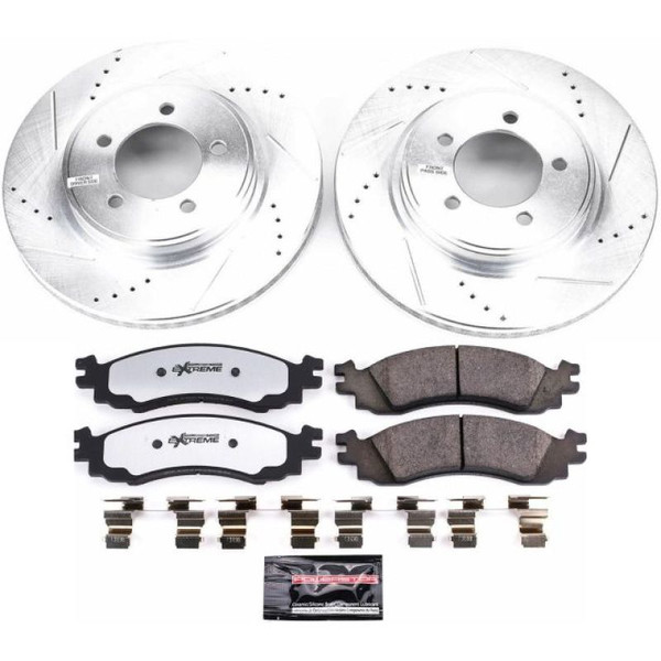Power Stop K1441-36 Z36 Truck/Tow Brake Kit Front NEW