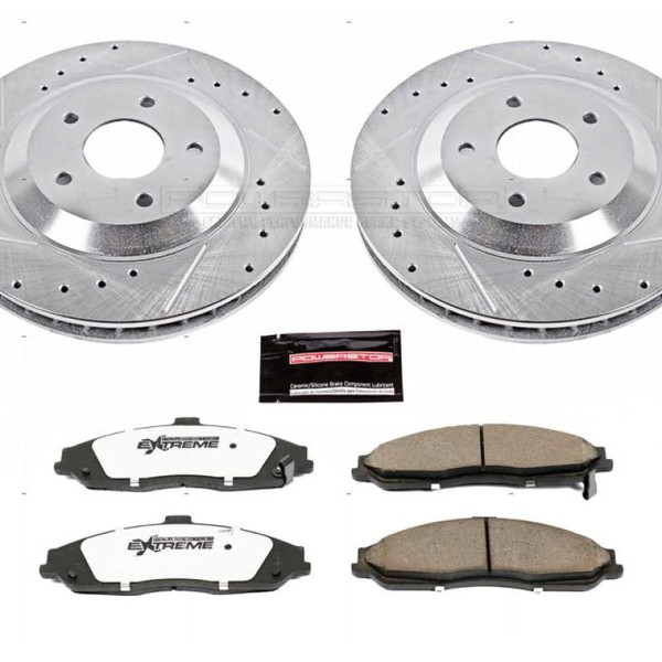 Power Stop K1559-26 Z26 Street Brake Kit Front NEW