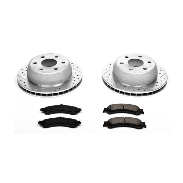 Power Stop K2046 Z23 Evolution Brake Kit Rear NEW