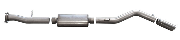 Gibson 08-09 Hummer H2 Base 6.2L 3.5in Cat-Back Single Exhaust - Stainless - 612501