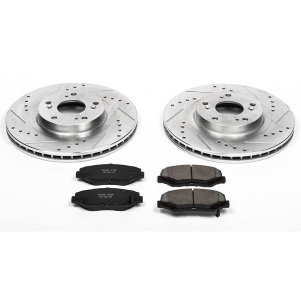 Power Stop K3055 Z23 Evolution Sport Brake Upgrade Kit For 05-06 Honda CR-V NEW - K3055