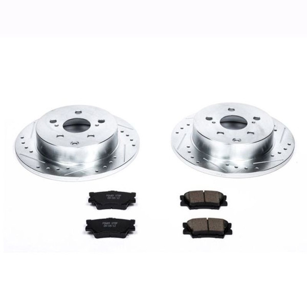 Power Stop K4671 Z23 Evolution Sport Brake Kit For 06-08 Toyota RAV4 2.4L NEW - K4671