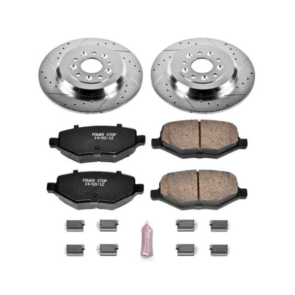 PowerStop K4744 Z23 Evolution Sport Brake Upgrade Kit NEW - K4744