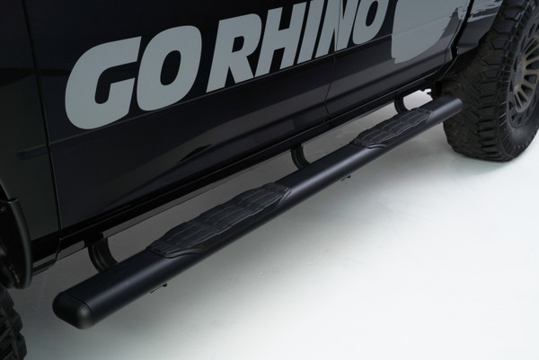 Go Rhino 10573T 1000 Series 5" Oval Side Steps, Black Powdercoated, 73" Long NEW