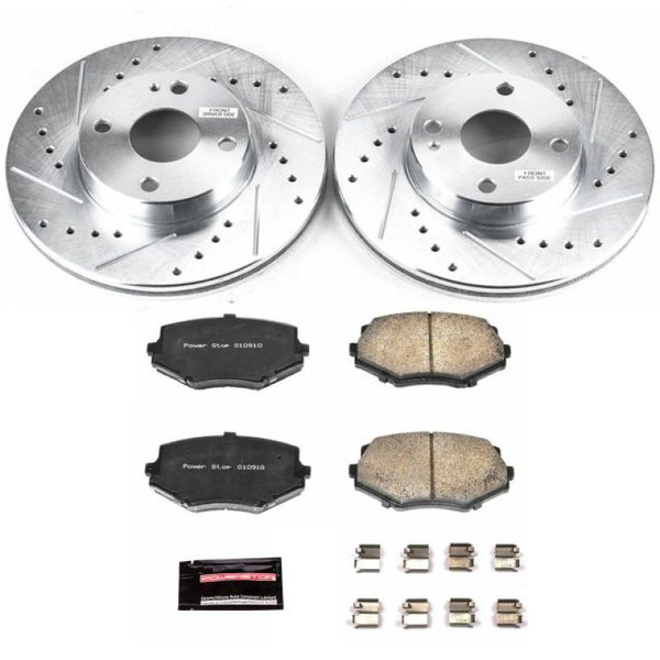 Power Stop K793 Z23 Evolution Brake Kit Front NEW