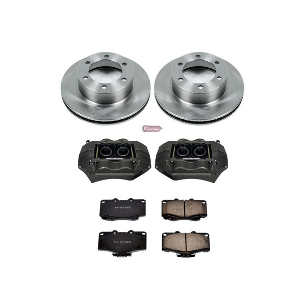 Power Stop KCOE1233A Front Autospecialty Brake Kit w/Calipers For Tacoma 95-04