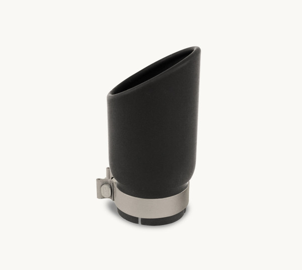 Go Rhino GRT4510B Black Powder Coated Stainless Steel Exhaust Tip