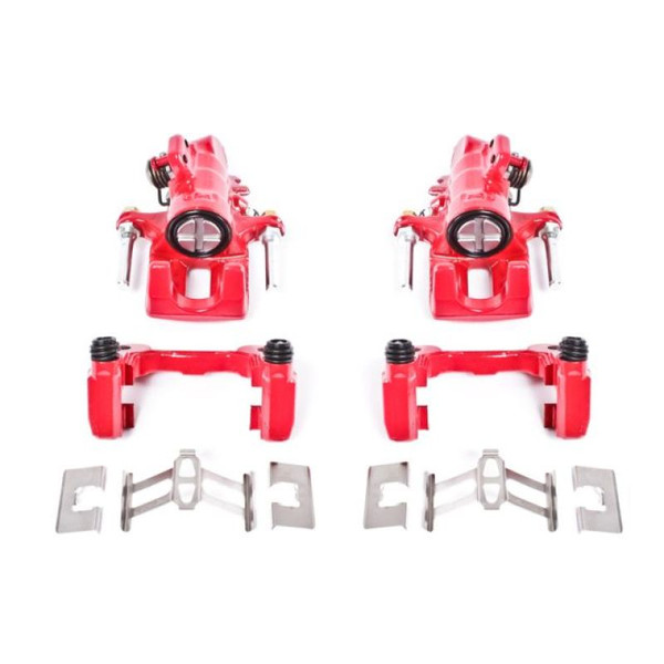PowerStop S2678 Red Powder Coated Calipers For 02-06 Acura RSX NEW