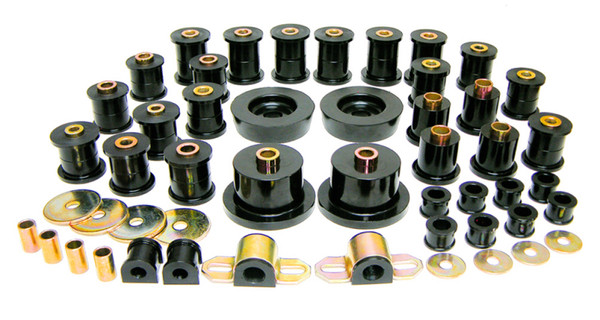 Prothane 12-2002-BL Black Complete Suspension Bushing Kit For 90-97 MX5