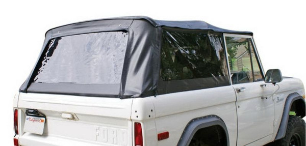 Rampage 98501 Complete Soft Top Kit; Black For 80-93 Ford Bronco