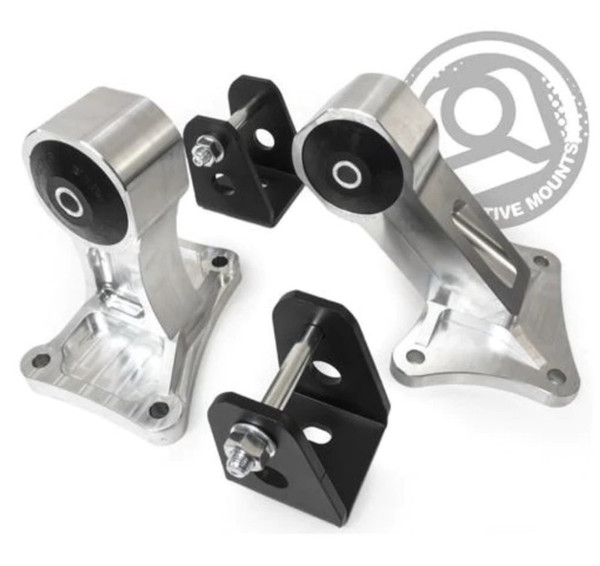 Innovative 00-09 Honda S2000 F-Series Silver Aluminum Mounts 75A Bushings (NoTrans Mount) - B90750-75A