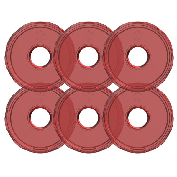 KC HiLiTES Cyclone V2 LED - Replacement Lens - Red - 6-PK - 4413