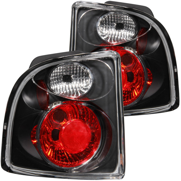 Anzo 221106 Tail Light Assembly - Clear Lens, Black Housing (Pair) NEW