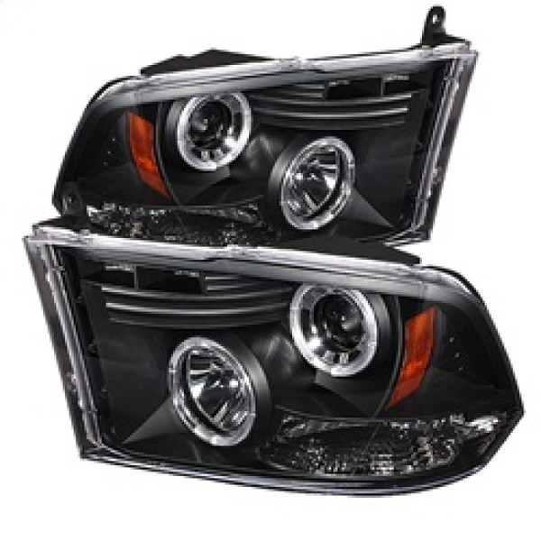 Spyder 5010032 Halo LED Projector Headlights, Halogen Models , Pair, Black