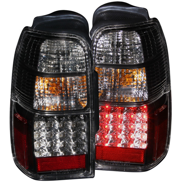 Anzo 311099 Tail Light Assembly, LED, Clear Lens, Black Housing, Pair NEW