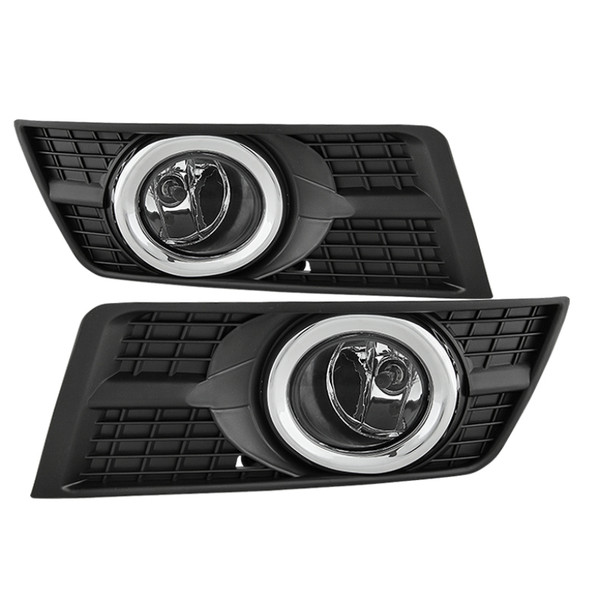 Spyder 5080479 Factory Style Clear Fog Lights Pair for 2010-2016 Cadillac SRX
