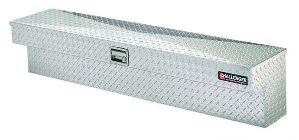 Lund 5760 Challenger Sidemount Storage Box; 60.25" - Brite Aluminum