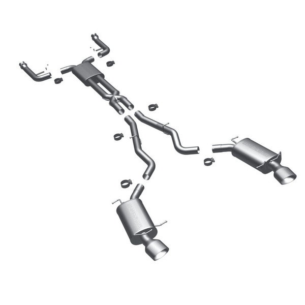 Magnaflow 16560 Touring Series Stainless Cat-Back System For 06-10 BMW 650i