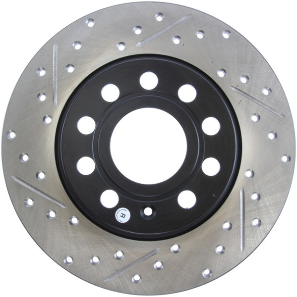StopTech 127.33131R Sport Drilled & Slotted Brake Rotor For 18-19 Audi Q2