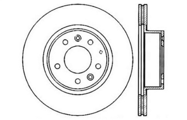 StopTech 127.45051L Sport Drilled & Slotted Brake Rotor For 93-95 Mazda RX-7
