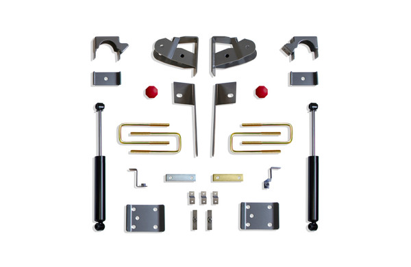 Maxtrac 201950 Rear Flip Kit W/ Hangers 5" (2) Maxtrac Shocks For Sierra