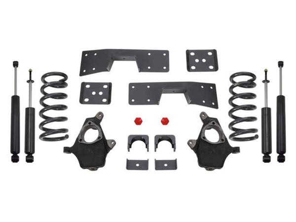 MaxTrac 99-06 GM C1500 2WD V6 4in/6in Lowering Spindle Kit - K330946-6