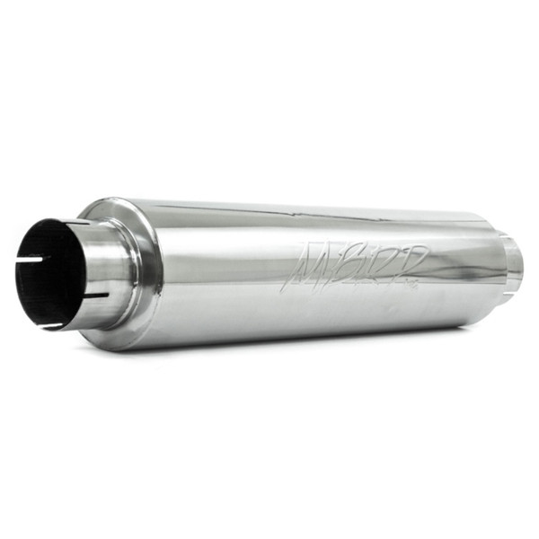 MBRP M1004S Quiet Tone Diesel muffler Round 4" Inlet/Outlet Body L-24"