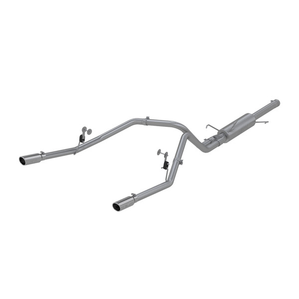 MBRP S5108409 2.5in. Cat Back Dual Split Rear T409 For 2003 Dodge Ram 1500