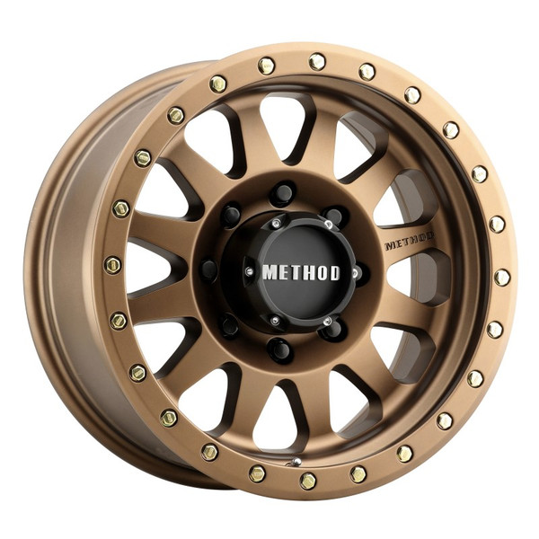 Method Race MR30478580900 17x8.5 0mm Offset 8x6.5 130.81mm Method Bronze Wheel