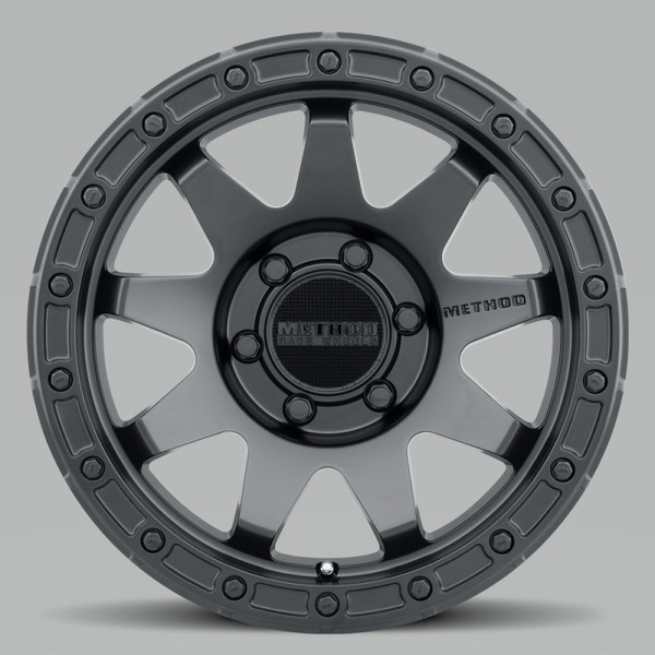 Method Race MR31789060503 18x9 +3mm Offset 6x5.5 106.25mm CB Matte Black Wheel