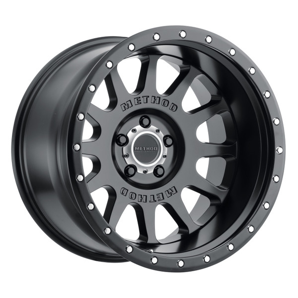 Method MR605 NV 20x9 -12mm Offset 5x150 110.5mm CB Matte Black Wheel - MR60529058512N