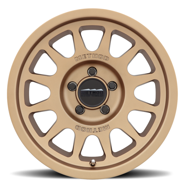 Method Race MR70378550925 17x8.5 +25mm Offset 5x5 71.5mm CB Method Bronze Wheel