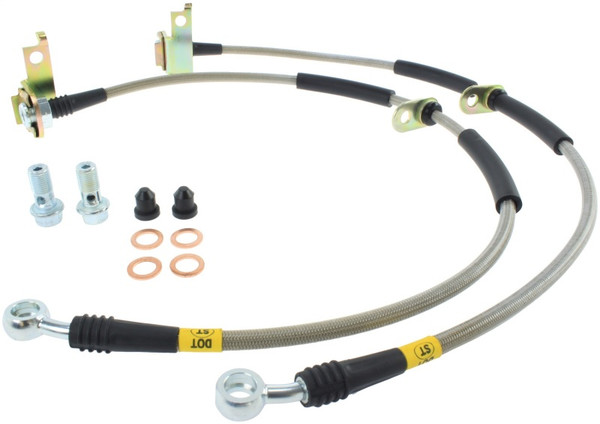 StopTech 950.45006 Stainless Steel Brake Line Kit For 08-09 Mercury Milan 2.3