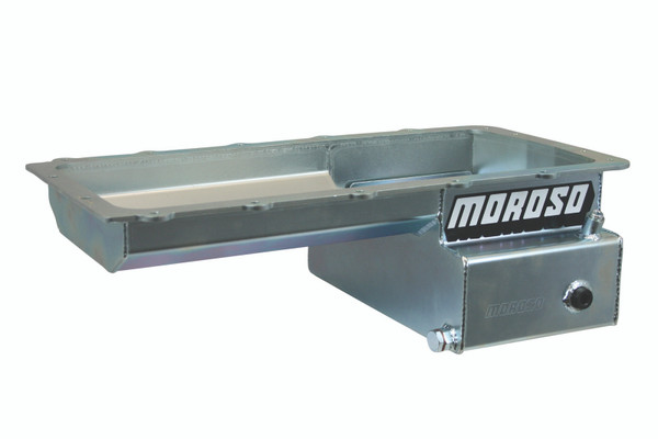 Moroso 20573 Engine Oil Pan Street/Strip Rear Sump 7 qt 6-1/4in Deep Baffled