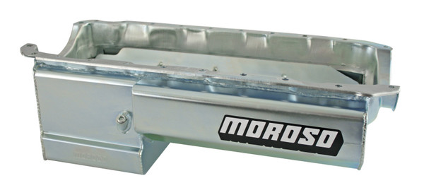 Moroso 21048 Engine Oil Pan Rear Sump 7 qt 6in Front Depth 8in Rear Depth