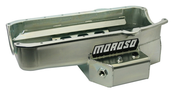 Moroso 21811 Engine Oil Pan Street/Strip Rear Sump 7 qt 7in Deep Road Race NEW