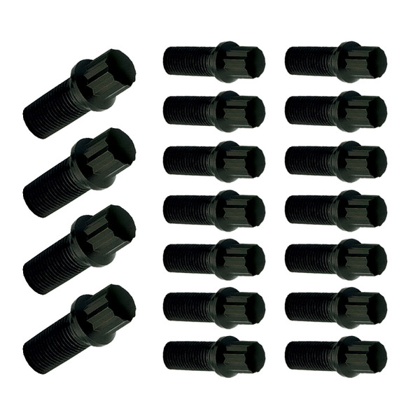 Moroso Chevrolet Small Block Oil Pan Bolts - Set of 18 - 38551