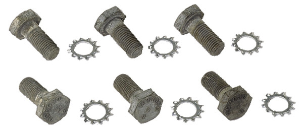 Moroso Chevrolet V8/90 Degree V6 Flywheel Bolts - Steel - 6 Pack - 38755