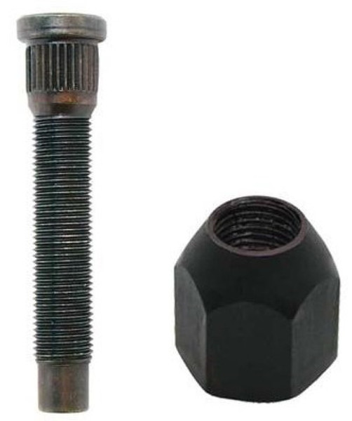 Moroso 46440 Lug Nut/Wheel Stud; 5/8-18" Thread; 3" Long; 0.672" Knurl
